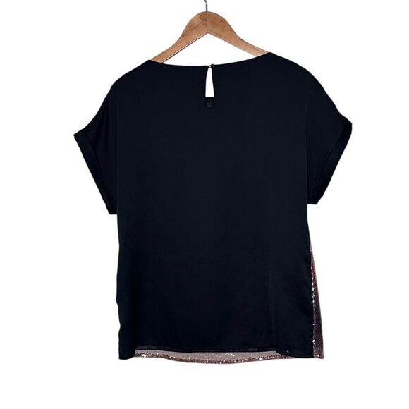 H&M Ombre Sequin Short Sleeve top size 8 - Picture 3 of 6